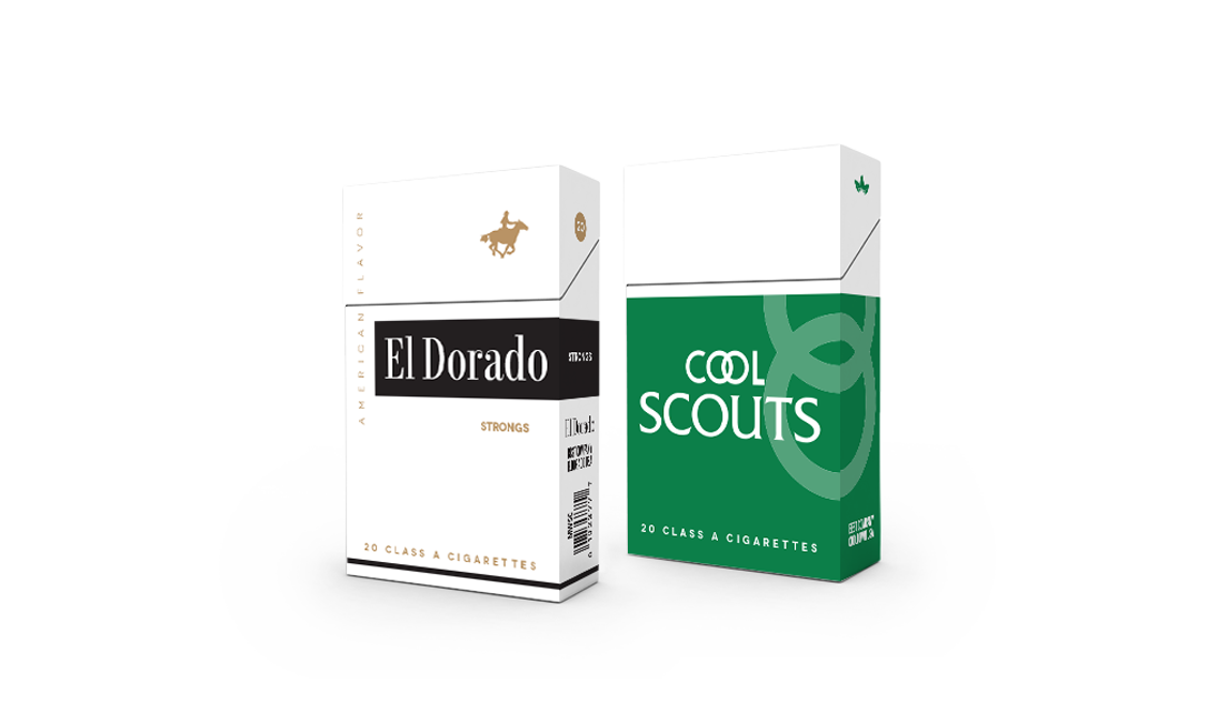El Dorado and Cool Scouts, Cigarette Packaging